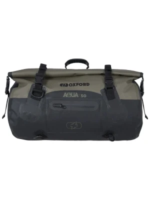Torba na tył Oxford Aqua RollBag czarno-zielona (50 l)