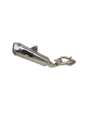 Pełny układ wydechowy G.P.R Pentacross Inox [Titanium] - KTM Sx-F 450 [20]
