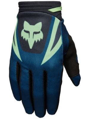 Rękawice cross Fox 180 Draft czarno-niebieskie