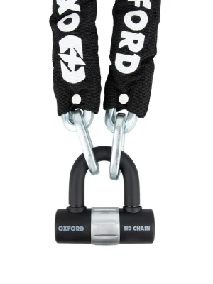 Łańcuch do motocykla Oxford HD Chain Lock z kłódką [długość: 1 m; średnica oczka: 9.3 mm]