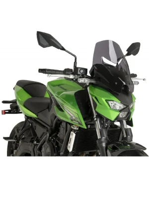 Owiewka motocyklowa turystyczna PUIG Kawasaki Z650S (26-) mocno przyciemniana