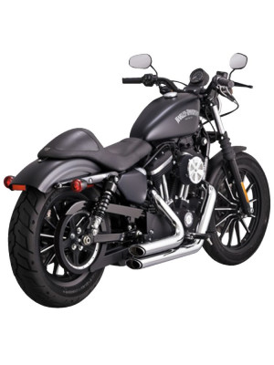 Pełny układ wydechowy Vance & Hines Shortshots Staggered do Harleya Davidsona FLFB 1750 ABS / FXBR 1750 ABS (18-20), FXDR 1868 ABS (19) Chromowany