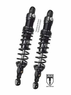 Zestaw amortyzatorów Touratech Black-T Twin-Shock Stage2 Harley Davidson Harley Davidson FLH / FLTR Road Glide / Road King / Street Glide (15-20)