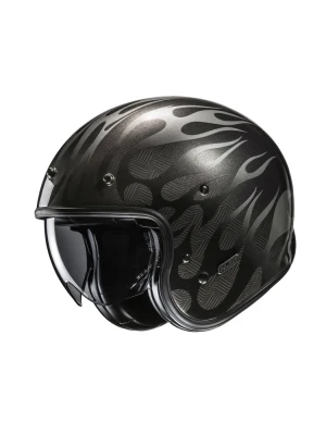 Kask otwarty HJC V31 Firo czarny