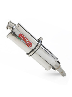 Tłumik G.P.R Trioval [Slip-On, Stainless Steel] - Suzuki GSR 750 [11-15]