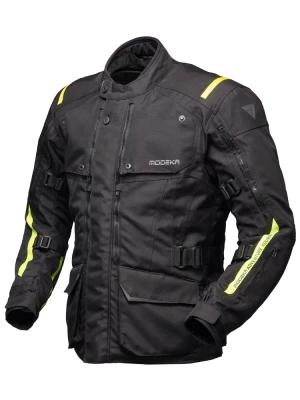 Kurtka motocyklowa tekstylna Modeka Varus fluo-czarna