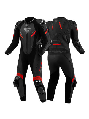 Kombinezon motocyklowy jednoczęściowy Shima Hyper RS czarno-czerwony