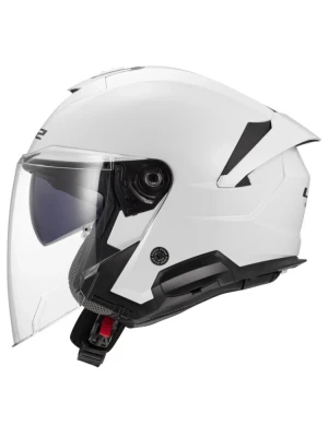 Kask otwarty LS2 OF618 Verso II Solid biały