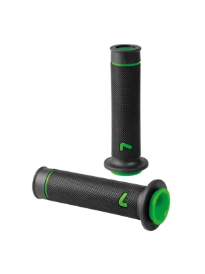 Manetki motocyklowe uniwersalne Lampa Sport-Grip zielone