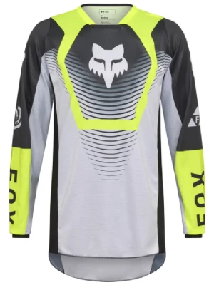 Bluza enduro Fox 180 Collect czarno-szaro-żółta