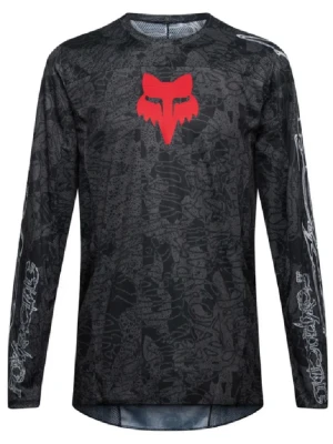 Bluza enduro Fox 180 Abyss czarno-szaro-czerwona