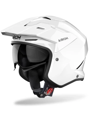 Kask otwarty Airoh Kombakt Color biały połysk