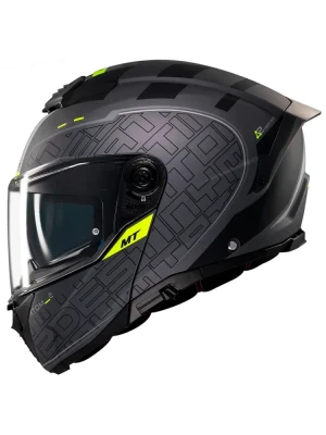 Kask szczękowy MT Atom 2 SV Destiny czarno-szary matowy