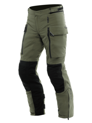 Spodnie motocyklowe tekstylne Dainese Hekla AbsoluteShell Pro 20K zielono-czarne