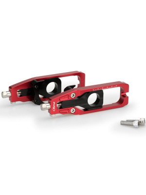 Napinacze łańcucha PUIG do motocykli Aprilia (wybrane modele) czerwone