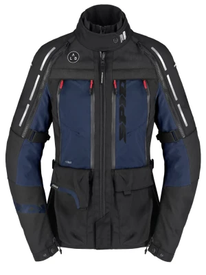 Kurtka motocyklowa damska tekstylna Spidi 4 Season V3 czarno-niebieska