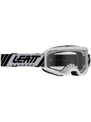 Gogle motocyklowe z przezroczystą szybą Leatt Vizion 2.5 białe