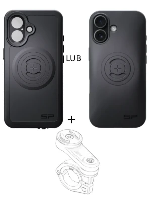 Zestaw na motocykl: etui na telefon iPhone 17 + mocowanie SP Connect