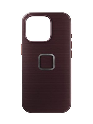 Etui Peak Design Mobile Everyday Fabric do smartfona iPhone 16 Pro bordowe