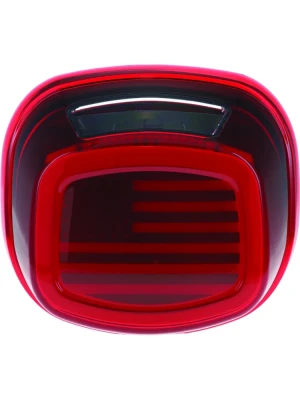 Lampa tylna LED z oświetleniem tablicy rejestracyjnej Kuryakyn Tracer US Flag Harley Davidson (wybrane modele) czerwona