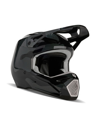 Kask enduro dziecięcy Fox V1 Bnkr czarno-szary