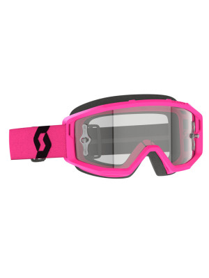 Gogle motocyklowe Scott Primal Clear różowo-czarne