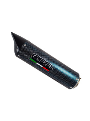 Tłumik G.P.R Tiburon Poppy [Slip-on, Stainless Steel] - Kawasaki Zx-6R [07-08]