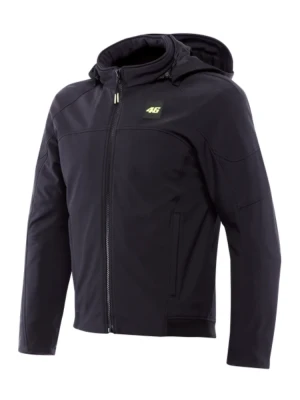Kurtka motocyklowa tekstylna Dainese Ignite 2 Tex VR46 czarno-żółta