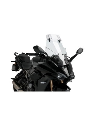 Szyba motocyklowa turystyczna z deflektorem PUIG Suzuki GSX-S 1000GT (22-)/ GSX-S 1000GT Travel Edition (22-23) przeźroczysta