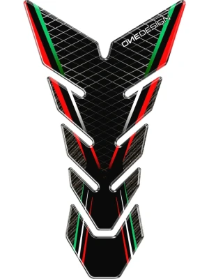 Tankpad Uniwersalny Onedesign Black Edition czarno-czerwono-zielony