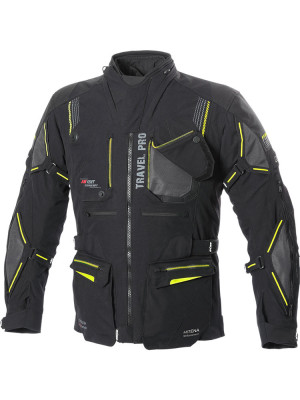 Kurtka motocyklowa tekstylna Büse Travel Pro czarno-szara