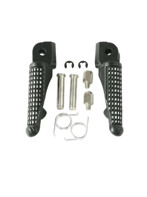 Podnóżki motocyklowe kierowcy BikeTec Kawasaki ZX-10 (11-17) czarne
