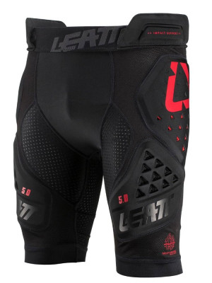 Spodenki z ochraniaczami Leatt 3DF Impact 5.0 czarne