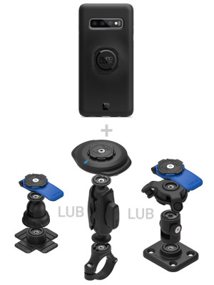 Zestaw 360 Quad Lock: etui na telefon Samsung Galaxy S10+ + wybrane komponenty