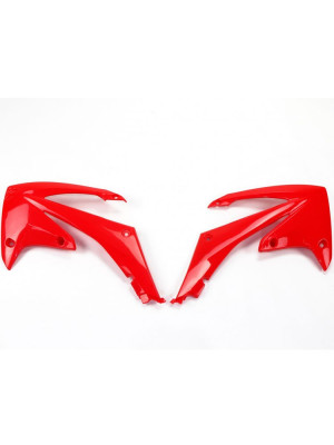 Osłony chłodnicy UFO do Hondy CRF 250R (10-13), CRF 450R (09-12) czerwone