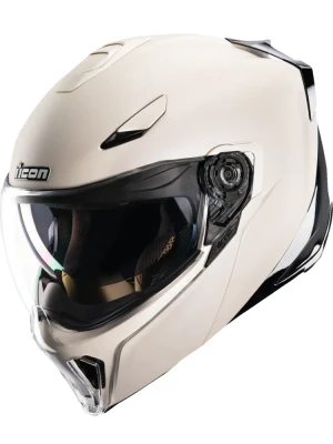 Kask modułowy Icon Threshold™ Steady State biało-czarny