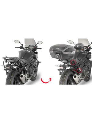 Stelaż Givi pod kufry V35/V37 Monokey Side z funkcją szybkiego demontażu do Yamahy MT-10 (16-21)