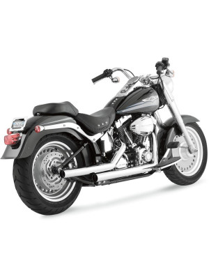 Pełny układ wydechowy Vance & Hines Straightshots chrom do Harley Davidson FXS/FXST/FXLST (00-11), FLSTSE (10-11) (z wyjątkiem FXCW/C (08-11), FXSTSS