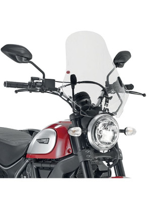 Szyba motocyklowa Kappa Ducati Scrambler 400 (16-21)/ Scrambler Icon 800 (15-) przeźroczysta