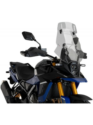 Szyba motocyklowa turystyczna PUIG Suzuki DL800 V-Strom DE (23-) [z deflektorem] lekko przyciemniana