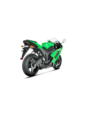 Tłumik motocyklowy Akrapović do Kawasaki ZX-6R [07-08] [Slip-On Line, Titanium + Carbon]
