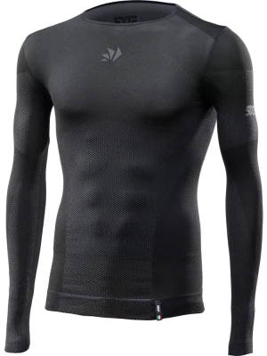 Koszulka termoaktywna z długim rękawem SIXS Breezy Touch V2 czarna unisex