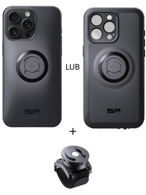 Zestaw: etui na telefon iPhone 15 Pro Max + uchwyt na rzep SPC+ SP Connect