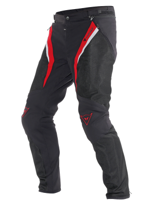 Spodnie motocyklowe tekstylne Dainese Drake Super Air Tex czarno-czerwone