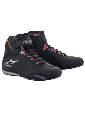 Buty motocyklowe Alpinestars Sektor Waterproof czarno-czerwono-szare