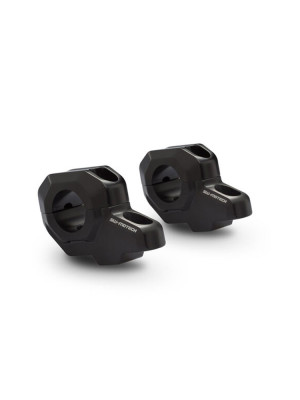 Zestaw podwyższający kierownicę SW-MOTECH modele Suzuki, Yamaha, KTM [H: 30mm; Przesunięcie: 22mm] czarny