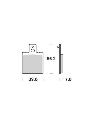 Klocki hamulcowe SBS 519 LS
