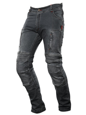 Jeansy motocyklowe 4SR Club Sport szare