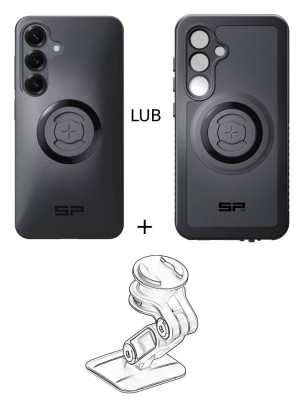 Zestaw do samochodu: etui na telefon Samsung Galaxy S25 + mocowanie SP Connect