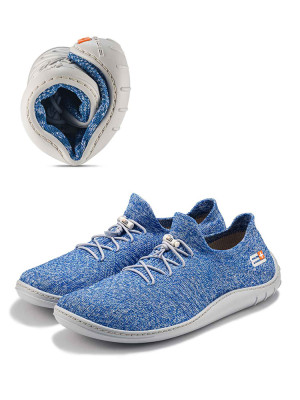 Buty Brubeck Barefoot Merino niebiesko-białe